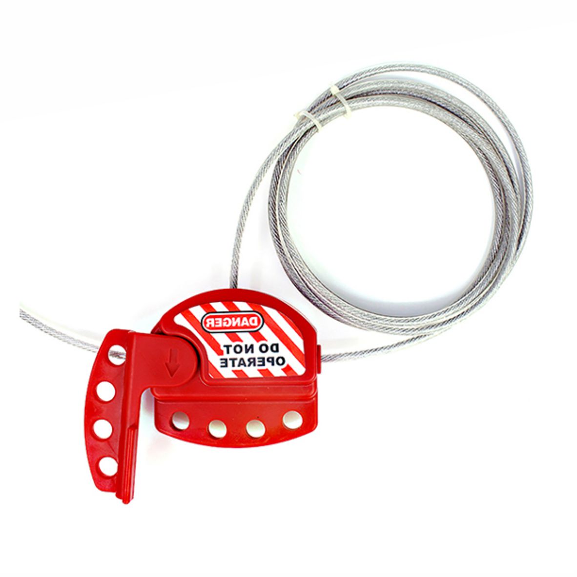 Bloqueo de cable ajustable de acero inoxidable, 6mmx1.8M