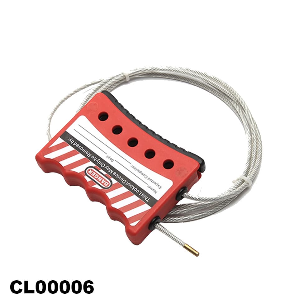 BLOQUEO DE CABLE AJUSTABLE DE ACERO INOXIDABLE, 3.5mmx2.4M - Vista 2