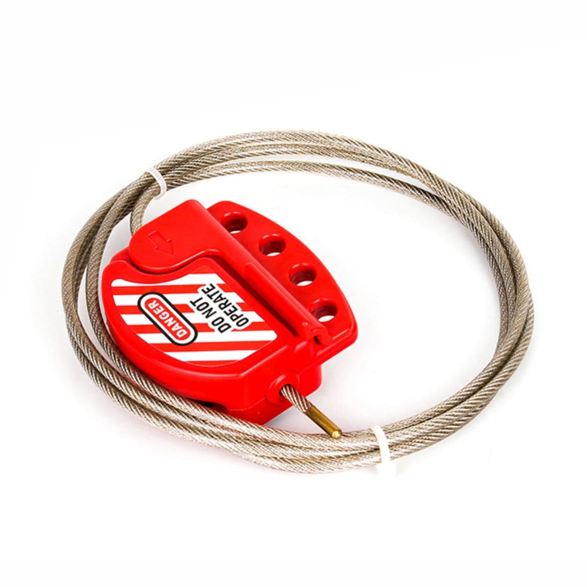 Bloqueo de cable ajustable de acero inoxidable, 6mmx1.8M - Vista 2