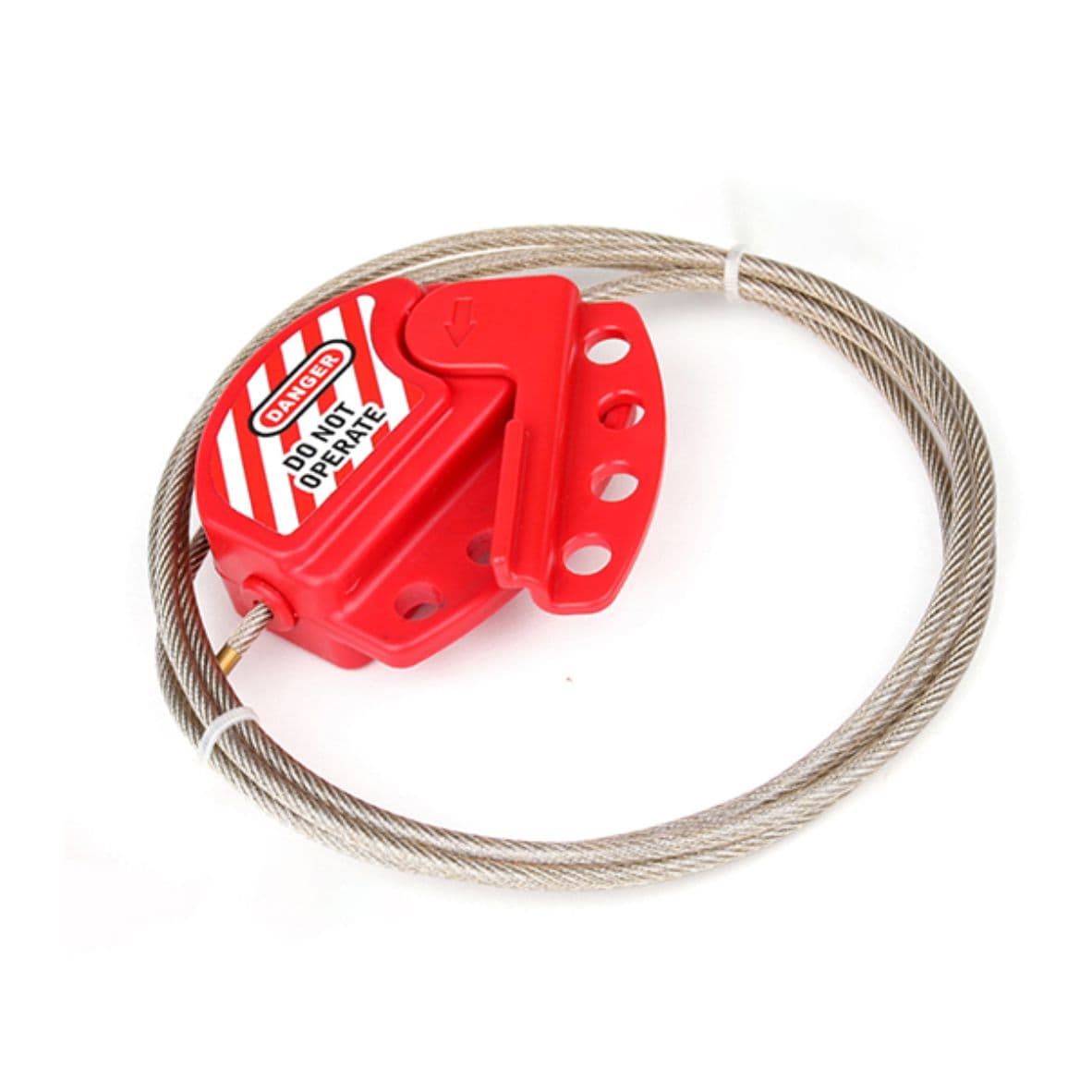 Bloqueo de cable ajustable de acero inoxidable, 6mmx1.8M - Vista 3