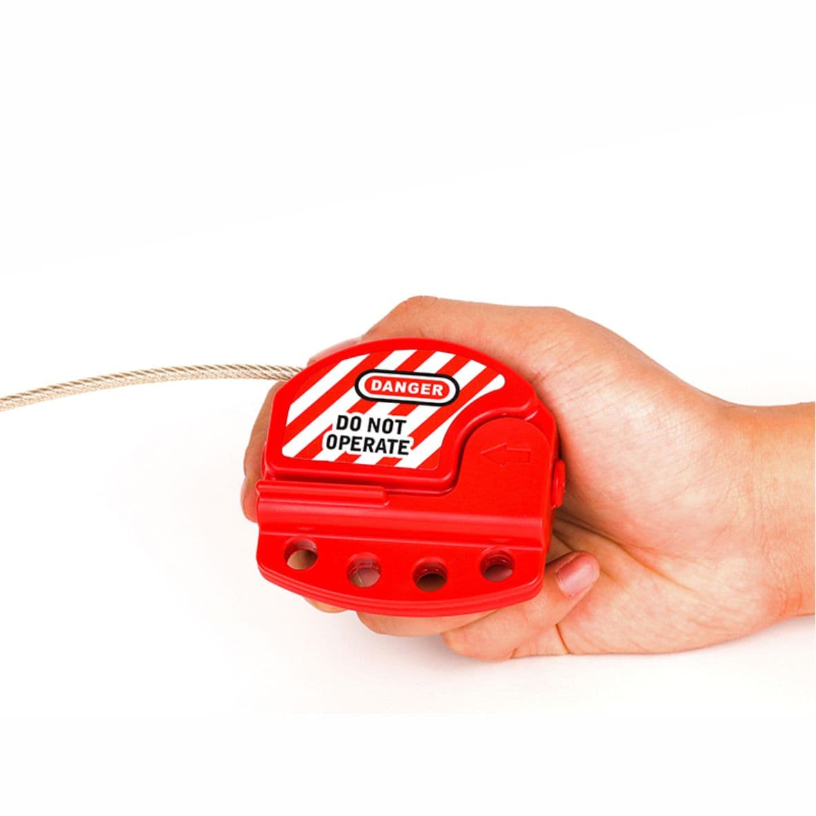 Bloqueo de cable ajustable de acero inoxidable, 6mmx1.8M - Vista 5